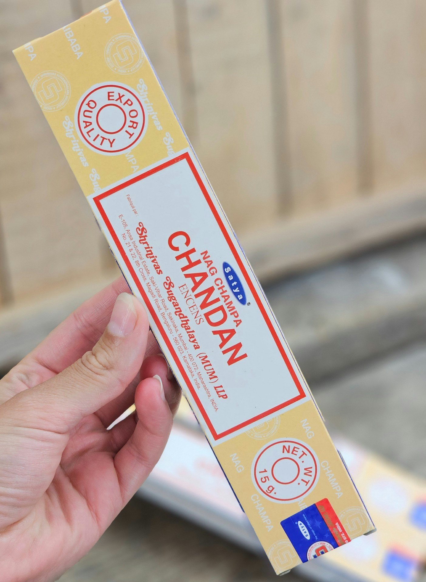 Satya - Nag Champa Chandan, rökelsepinnar