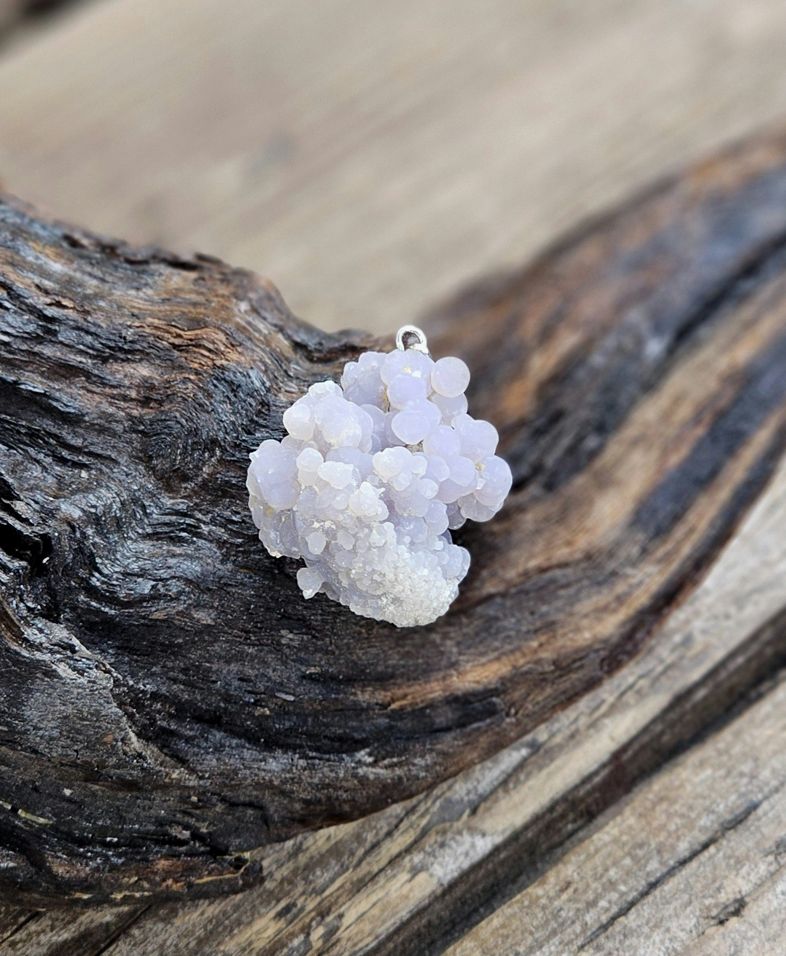 Druvagat (Grape Agat), 925 silver hänge #12