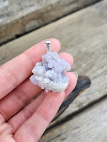 Druvagat (Grape Agat), 925 silver hänge #12
