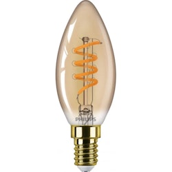 Philips MASTER Value LEDCandle Guld E14