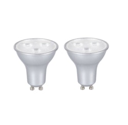 2-Pack LED GU10 3W 2700K