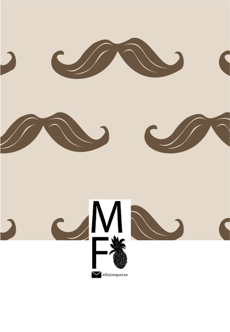 Mustascher Beige/brun 1 m