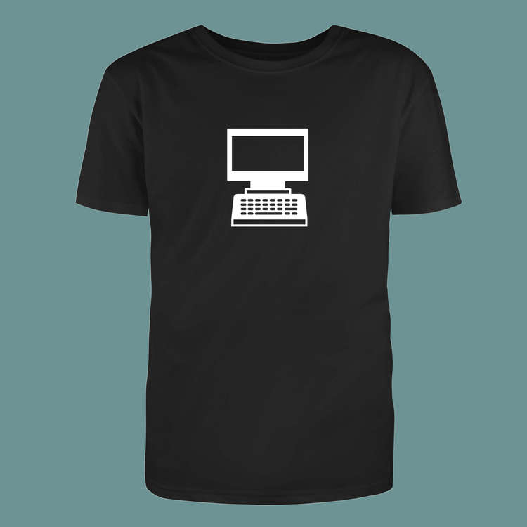 T-Shirt - Gammal dator