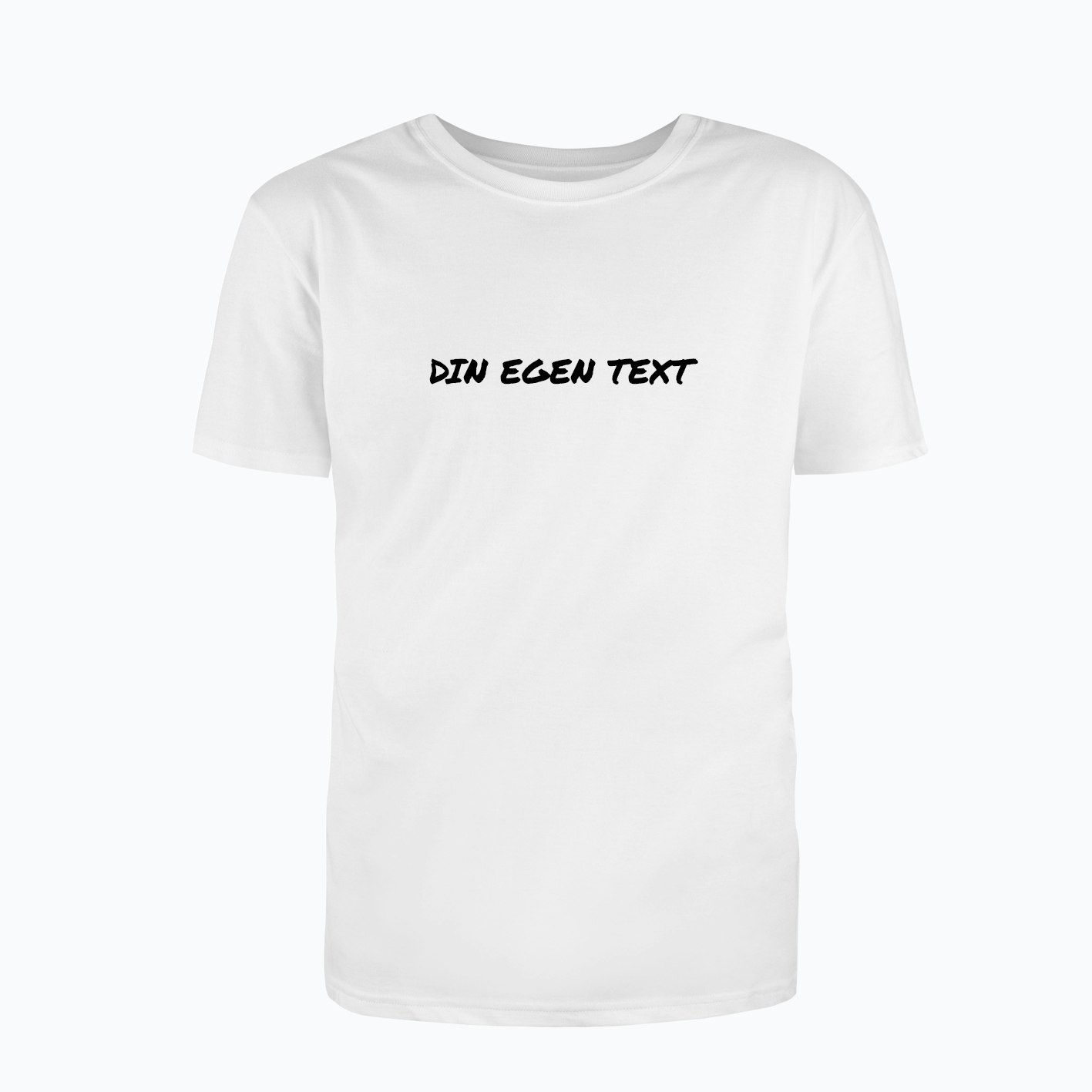 T-shirt med din egen text - Enkelt och billigt - Kläder och tygpåsar med eget  tryck