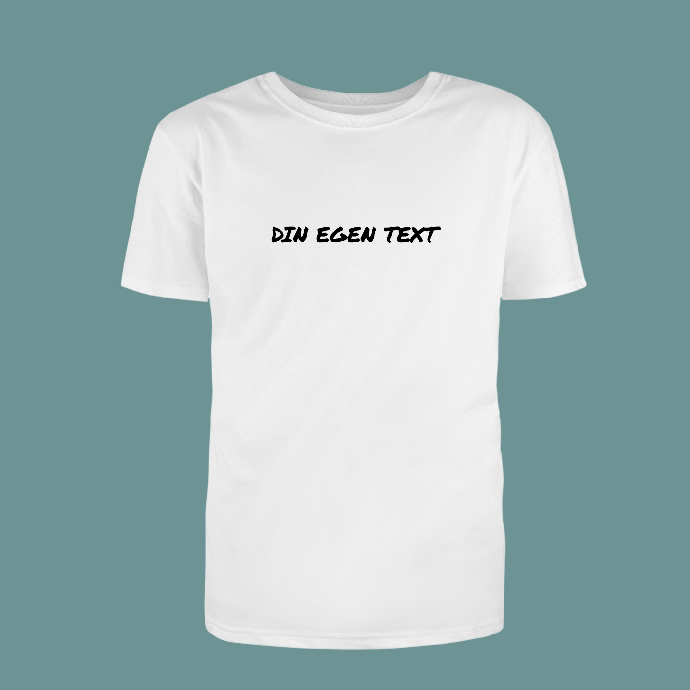 T-shirt med din egen text
