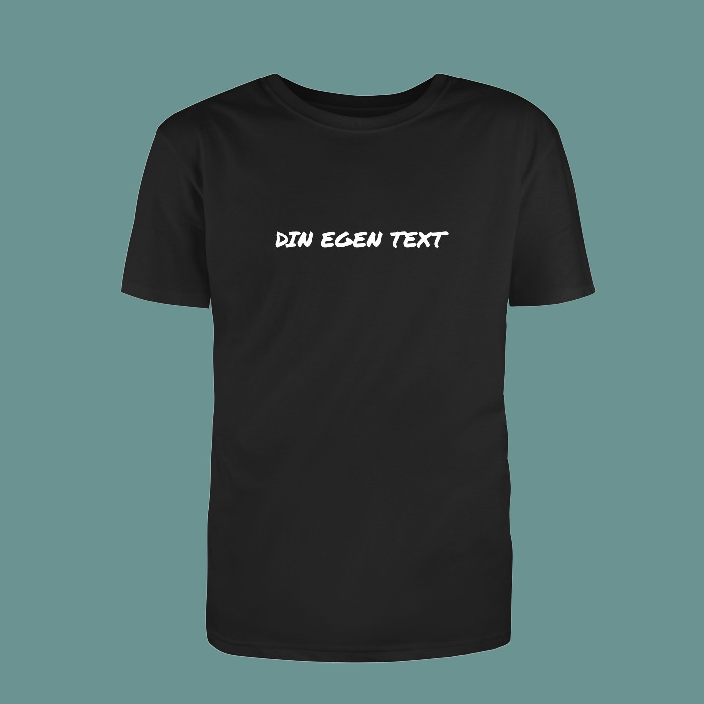 T-shirt med din egen text - Enkelt och billigt - Kläder och tygpåsar med eget  tryck