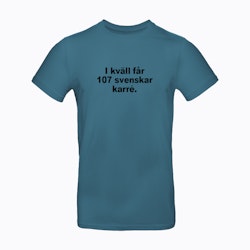T-shirt - Ikväll får 107 svenskar karré