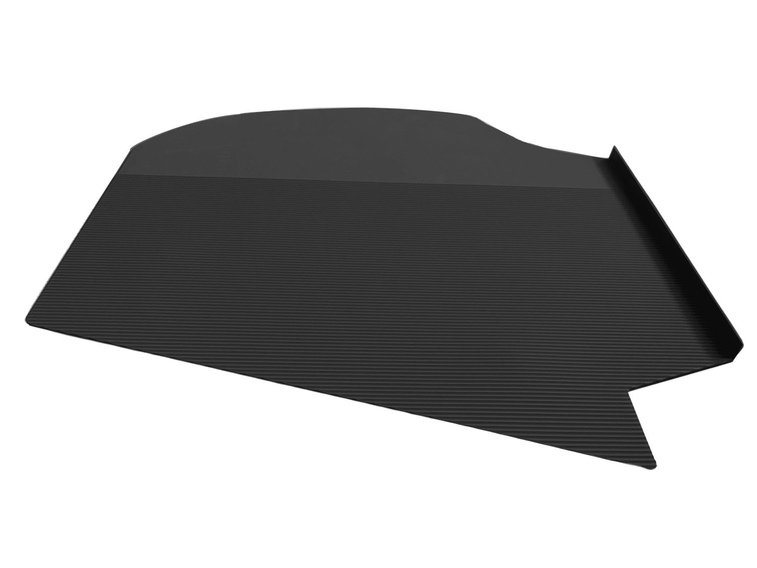 Kit 5: Rubber floor mats for inner wheel arch inside the car for Saab 92, 93, 95 & 96 . Black