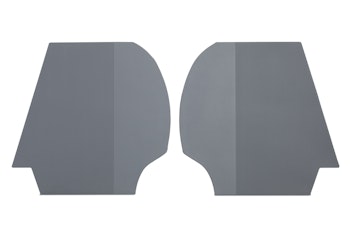 Kit 4: Rubber floor mats for inner wheel arch inside the car for Saab 92, 93, 95 & 96. Grey