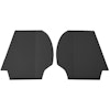 Set 7: Rubber floor mats front, rear and inner wheel arch mats for Saab 92 & 93 year model 1949-1960, Saab 95 & 96 year model 1960-1963, Saab 95 & 96 year model 1965-1970. Black