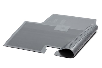 Kit 1B: Rubber mats front and rear for Saab Saab 95 & 96 years 1960-1963. Light gray.