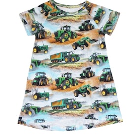 Rak klänning-Tunika Traktorer