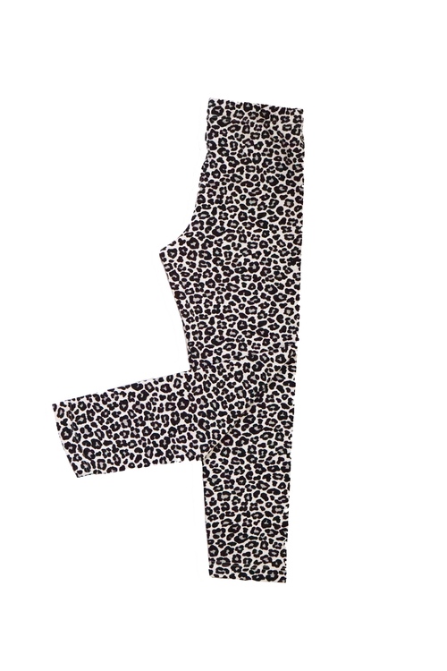 Leggings - Leopard grå