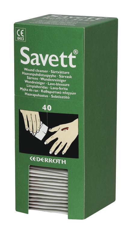 Sårtvätt 40-pack