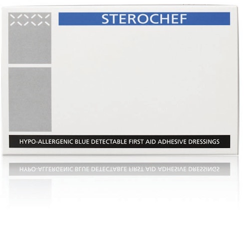 100-pack Sterochef Standard 7,5x2,5 cm BLÅ