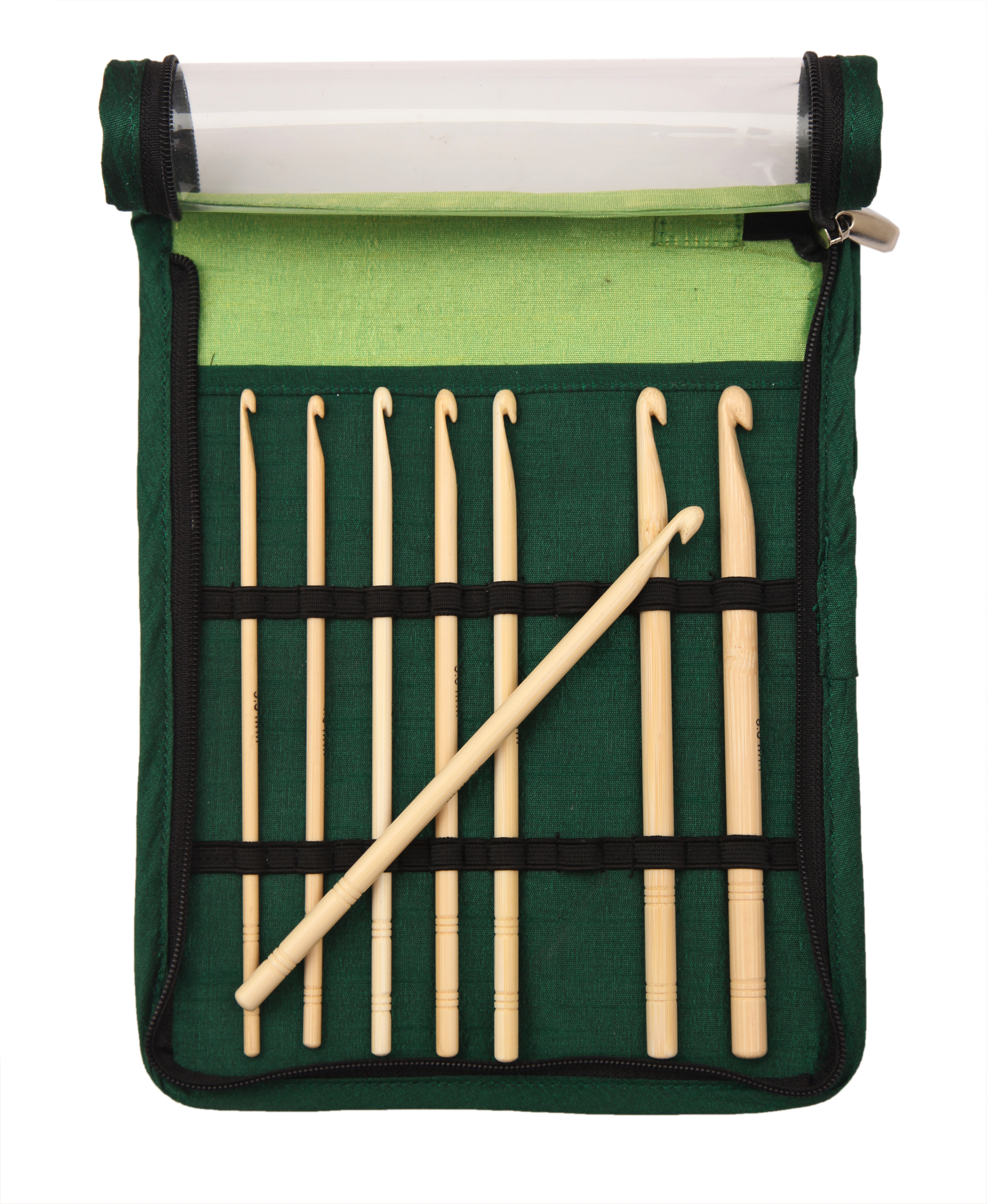 KnitPro Bamboo virknålar set - 3,5-8,0 mm