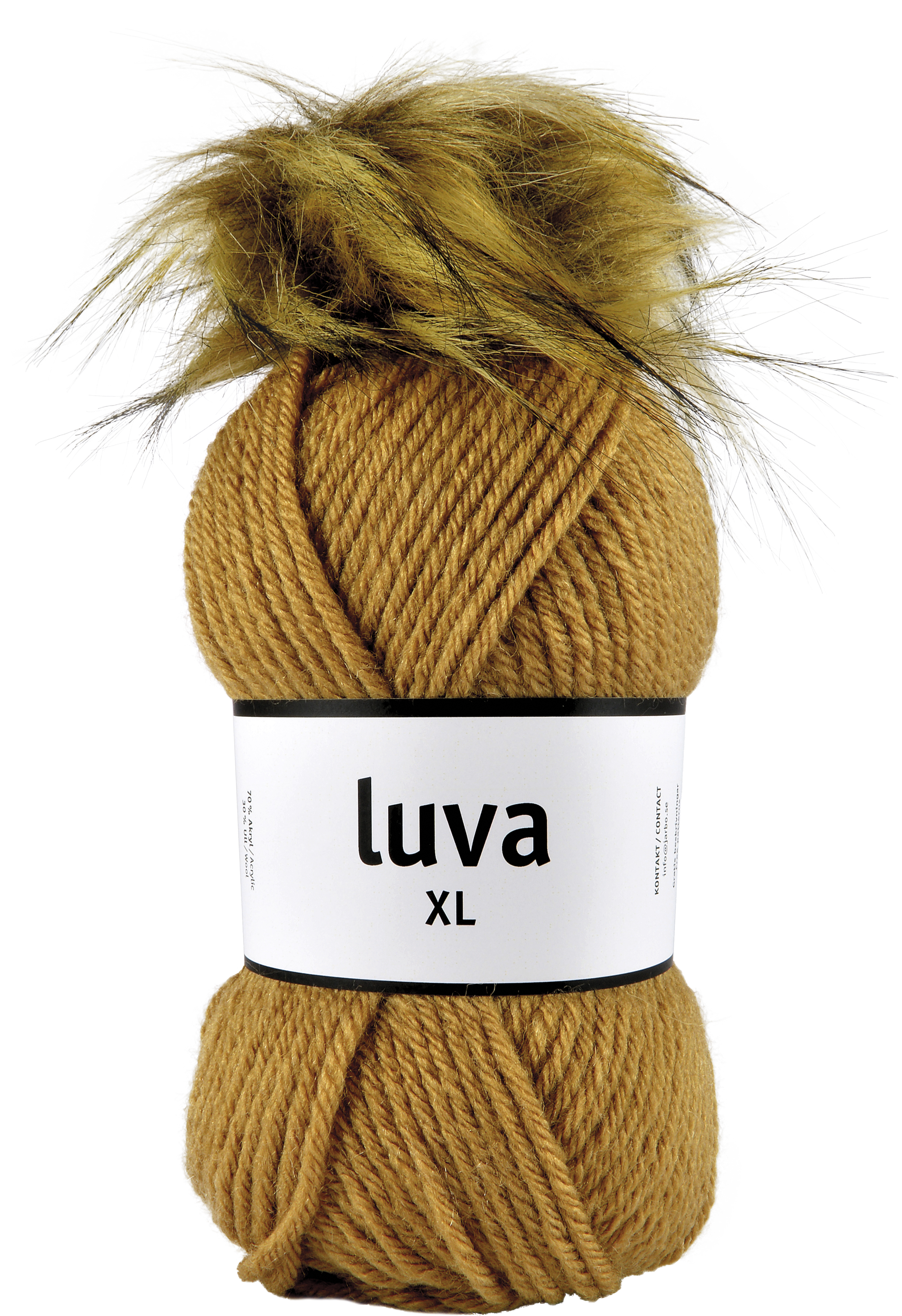 Järbo Luva XL garnpaket mössa med pompom