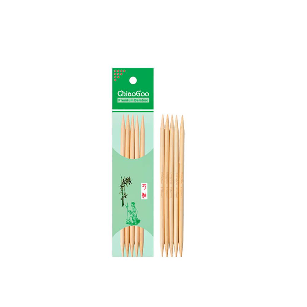 ChiaoGoo Bamboo strumpstickor 15 cm
