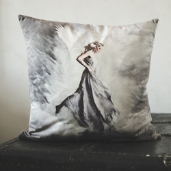 Freja, pillowcase in velvet, 47x47 cm
