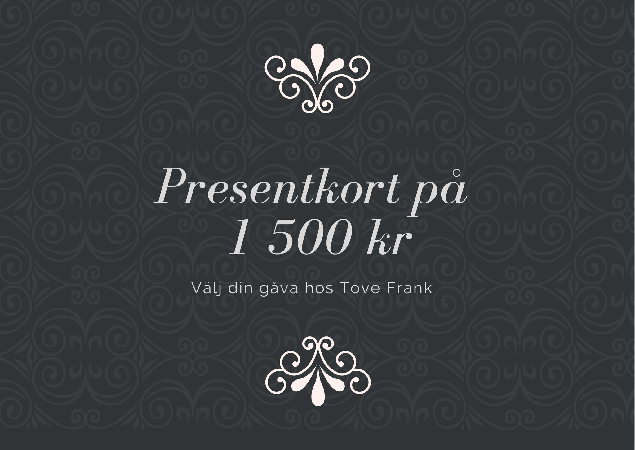 Presentkort 1500 kronor