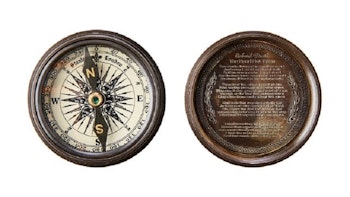 Kompass i gammaldags design