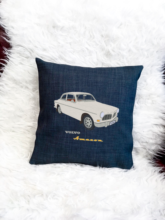 Volvo Amazon, 1970, kuddfodral mörkblå