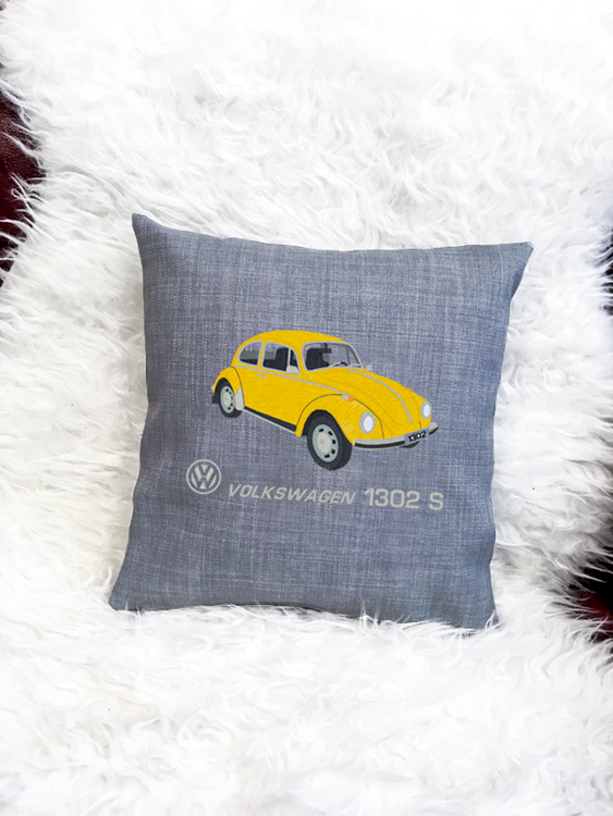 Volkswagen 1302 S, kuddfodral ljusgrå