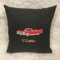 Cadillac Biarritz, 1959, kuddfodral mörkgrå