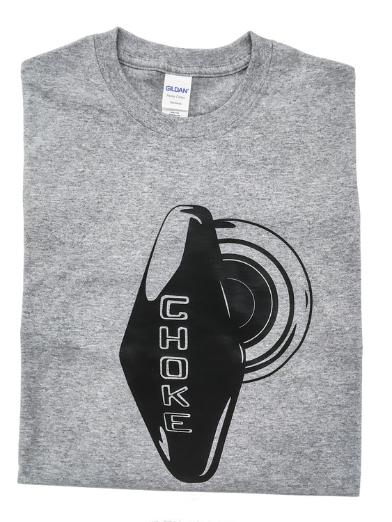 Grå T-shirt, herr. "Choke/Amazon"