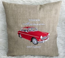 Volvo Amazon, 1965 med eget reg.nr, kuddfodral beige