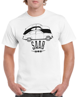 T-shirt herr: SAAB evolution