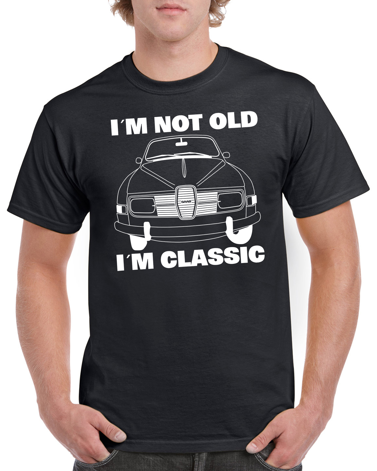 T-shirt herr: SAAB I´m not Old I´m Classic