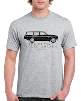 T-shirt herr: The Classic Volvo Amazon kombi