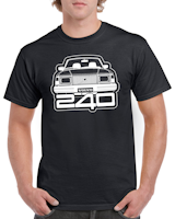 T-shirt herr: Volvo 240 front