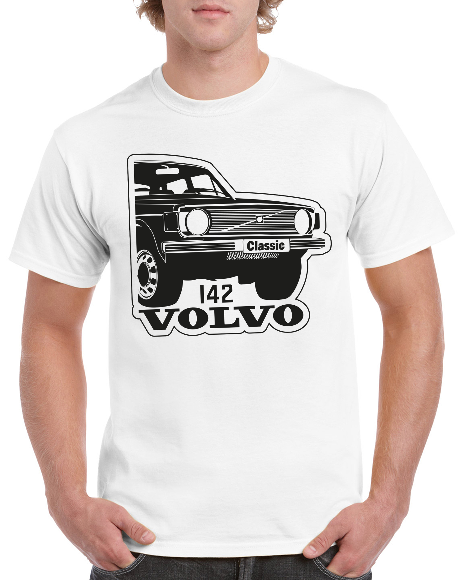 T-shirt herr: Classic Volvo 142