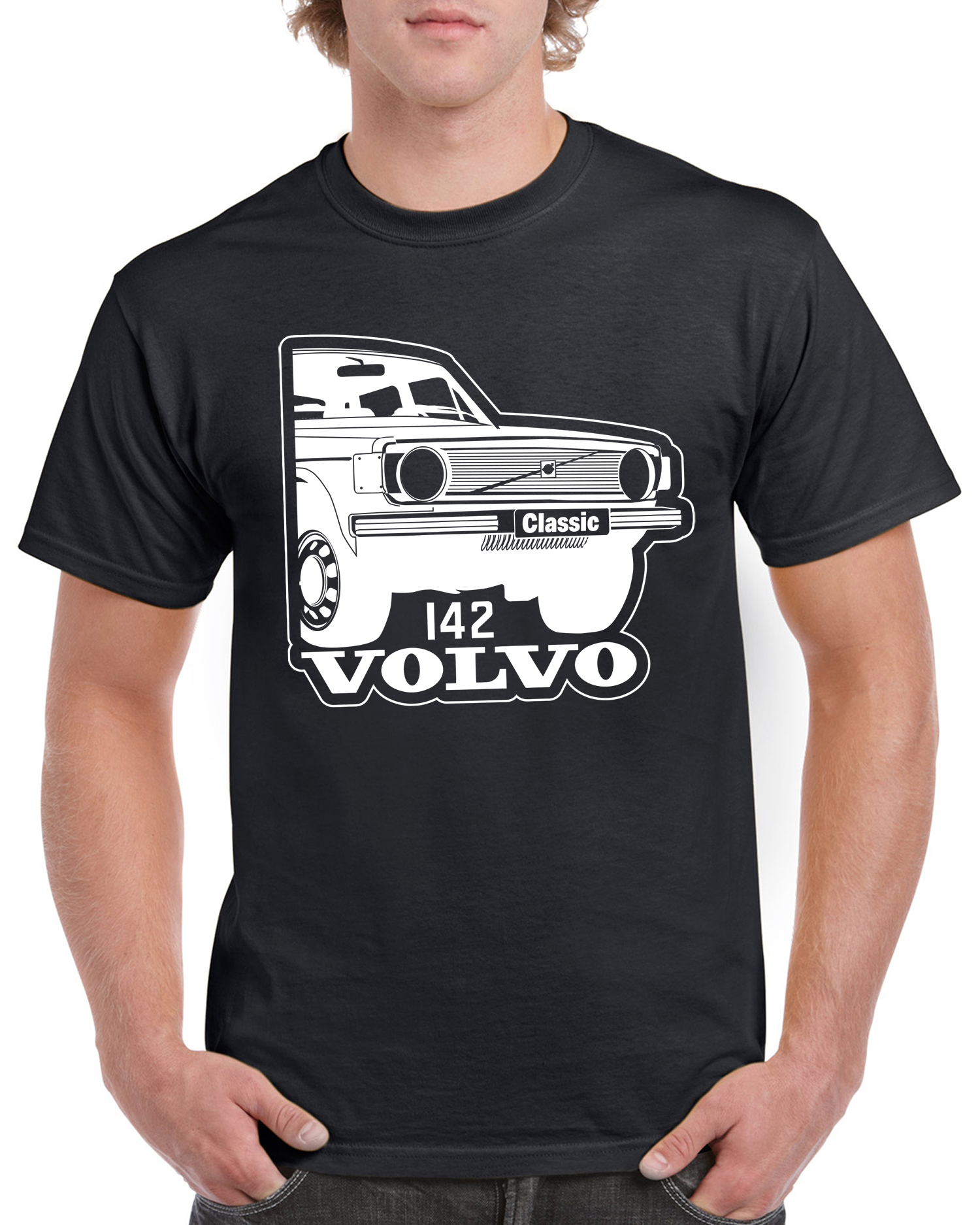 T-shirt herr: Classic Volvo 142