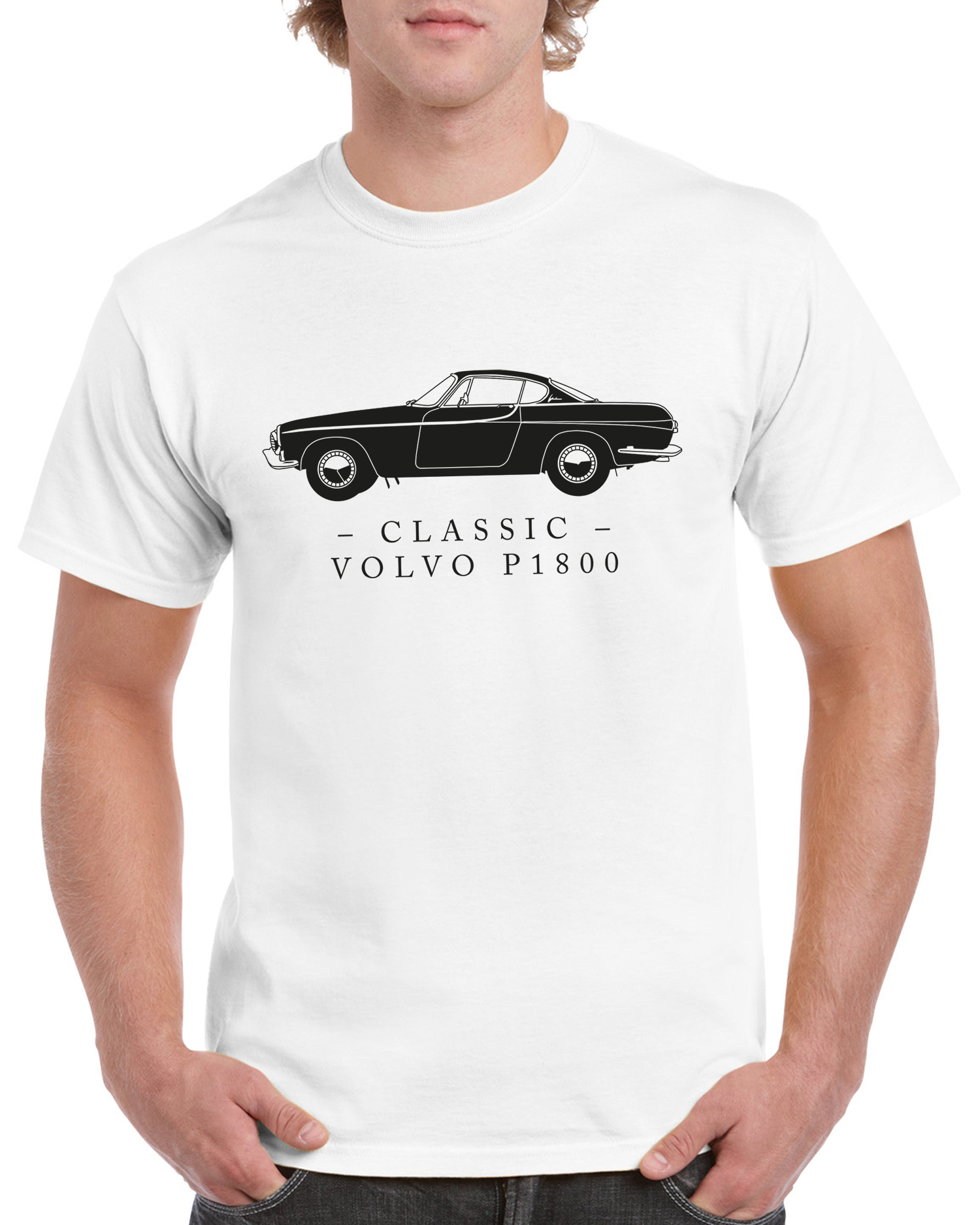 T-shirt herr: Classic Volvo P1800
