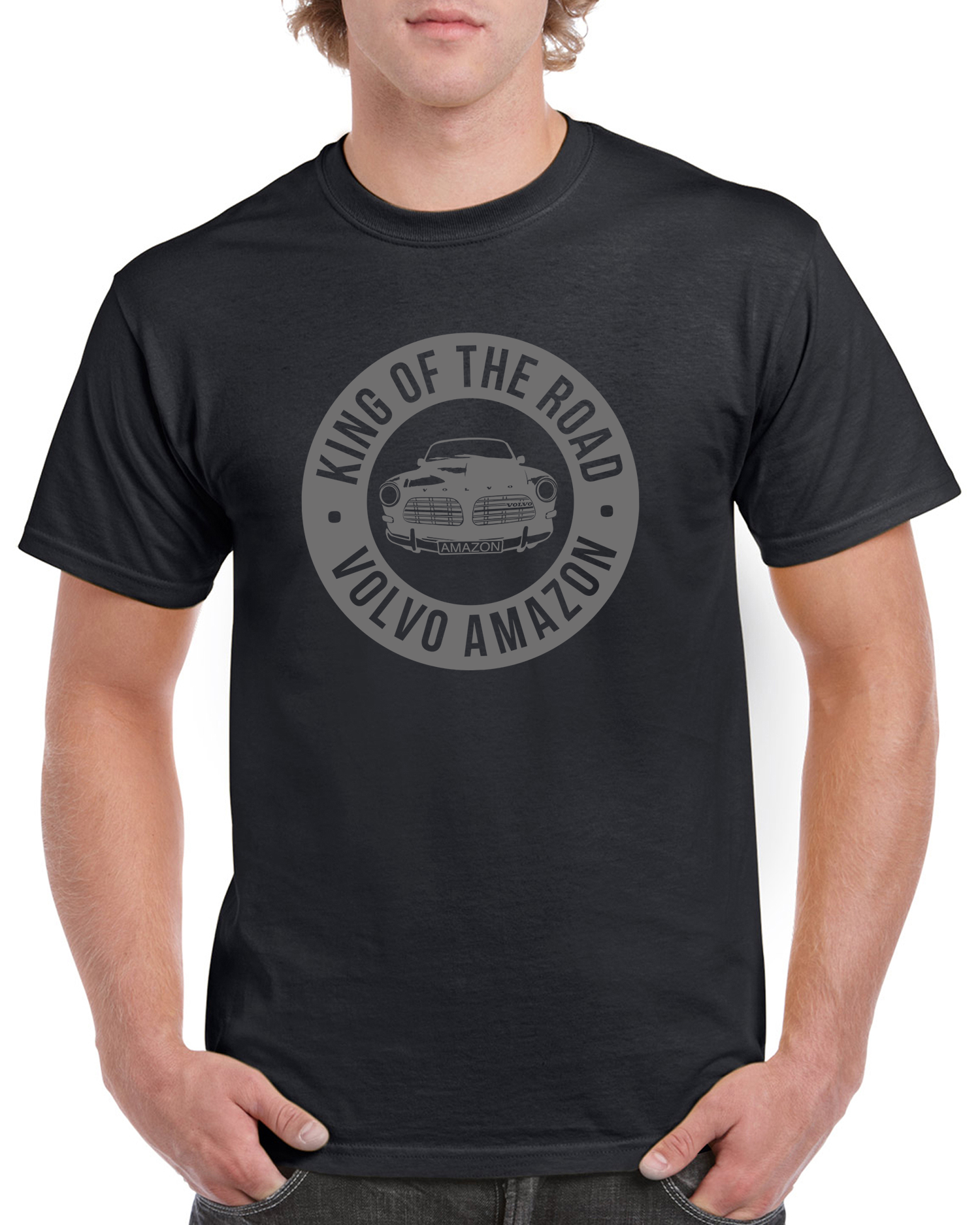 T-shirt herr: King of the Road Volvo Amazon