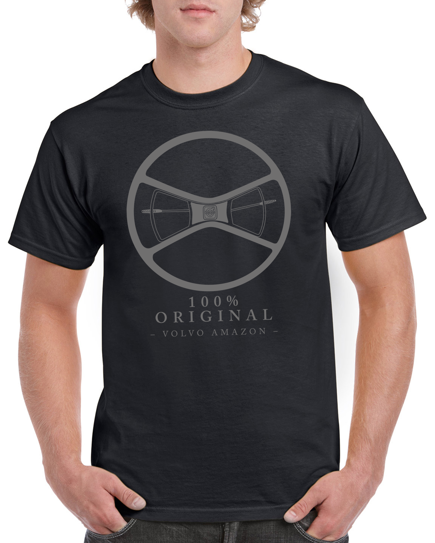 T-shirt herr: 100% Original Volvo Amazon 1967-70