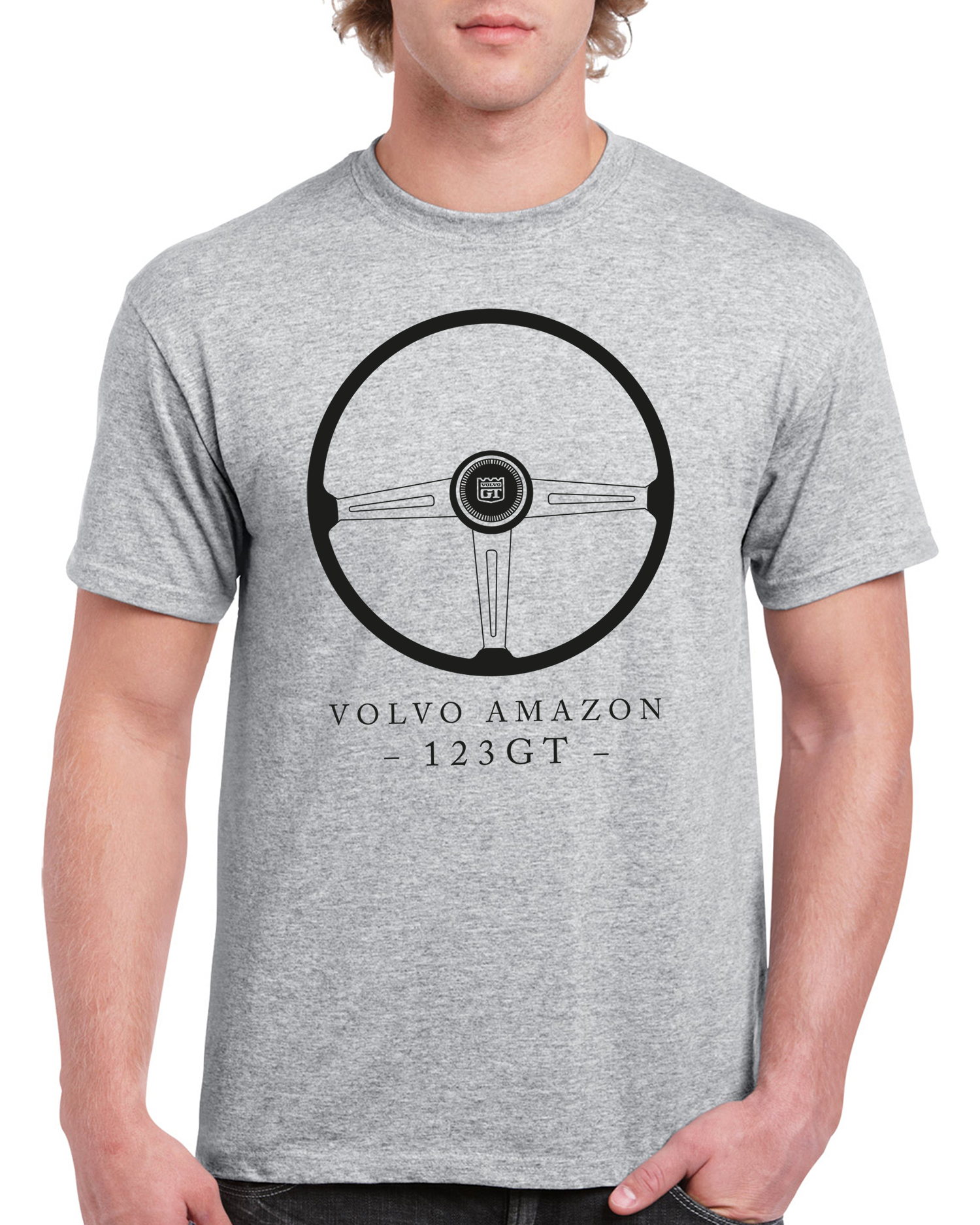 T-shirt herr: Volvo Amazon 123 GT