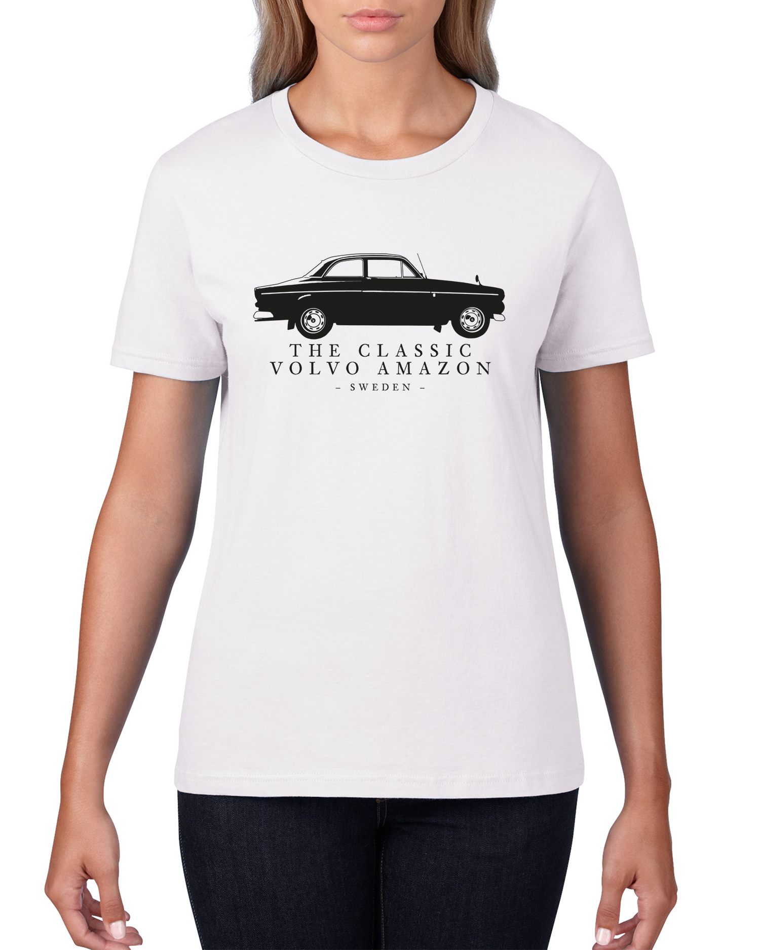 T-shirt dam: The Classic Volvo Amazon