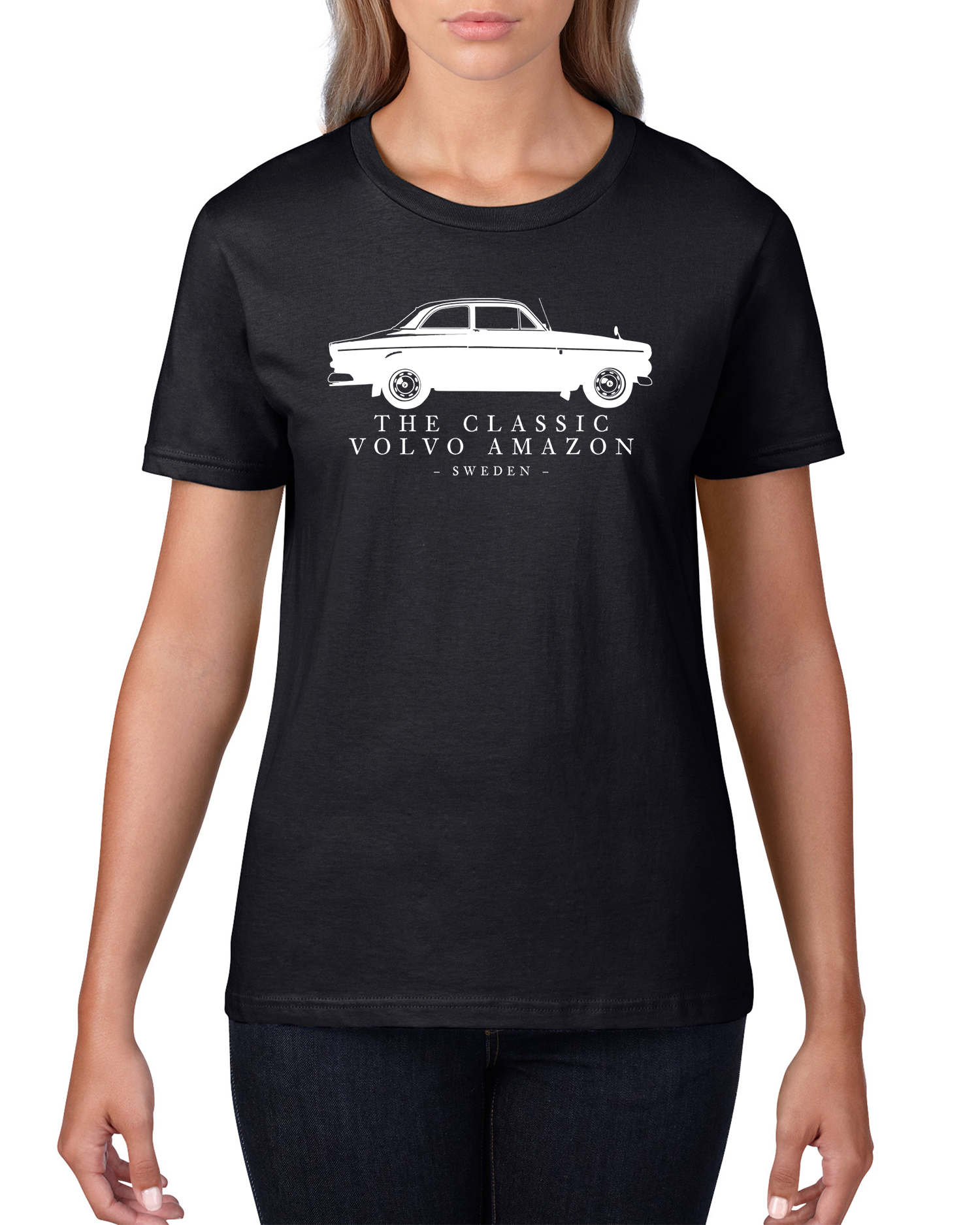 T-shirt dam: The Classic Volvo Amazon
