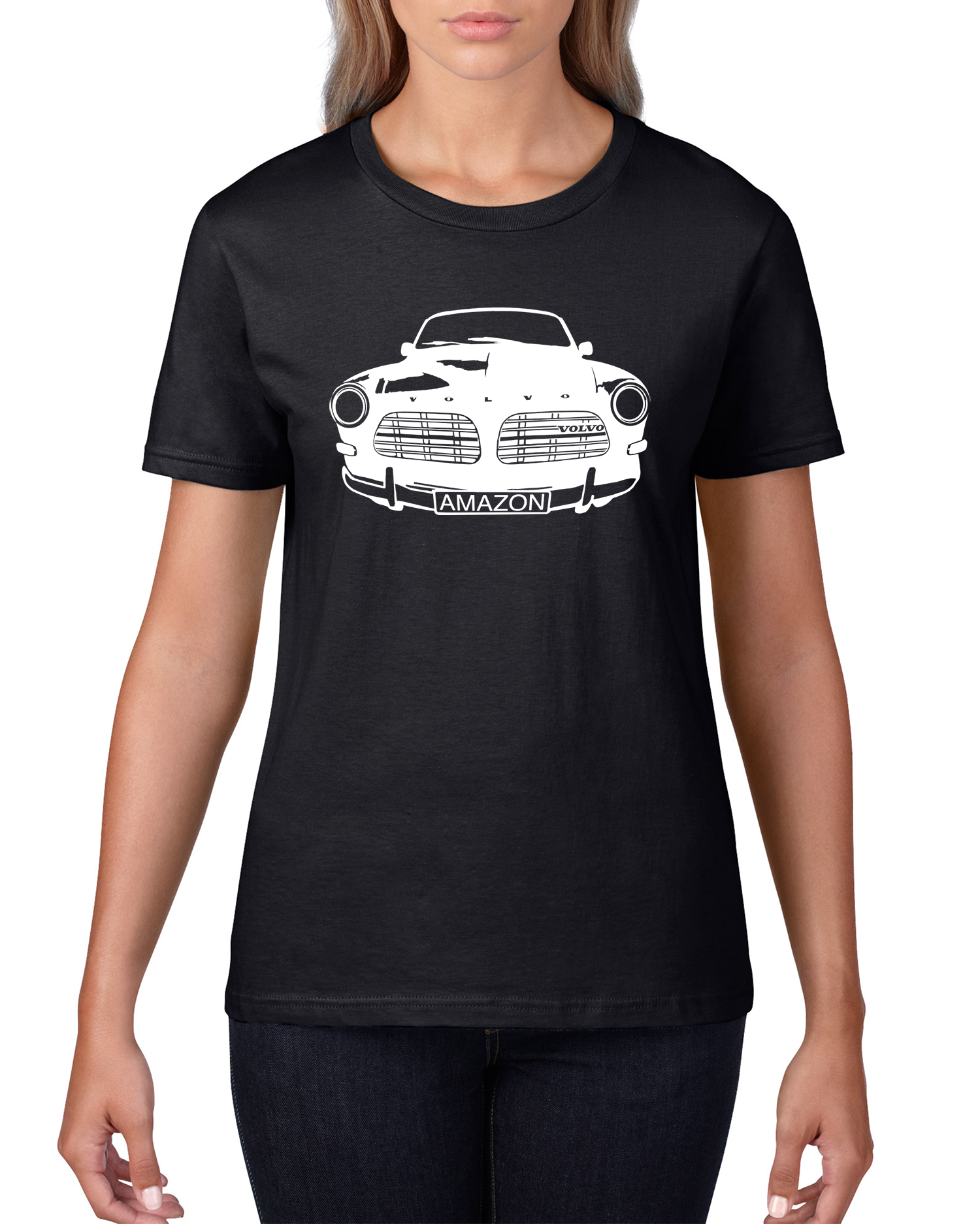 T-shirt dam: Volvo Amazon front