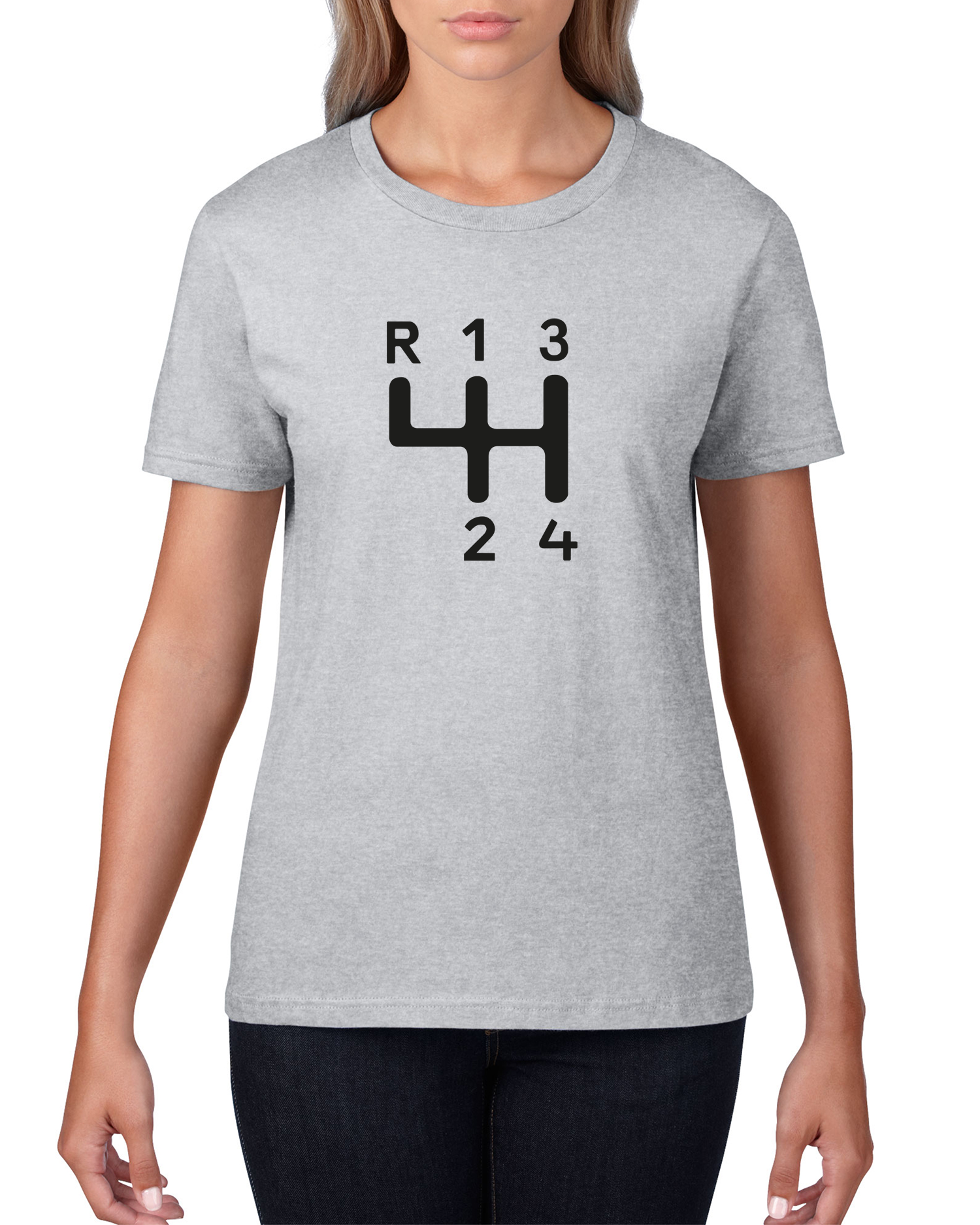 T-shirt dam: Växelspaksymbol Volvo Amazon