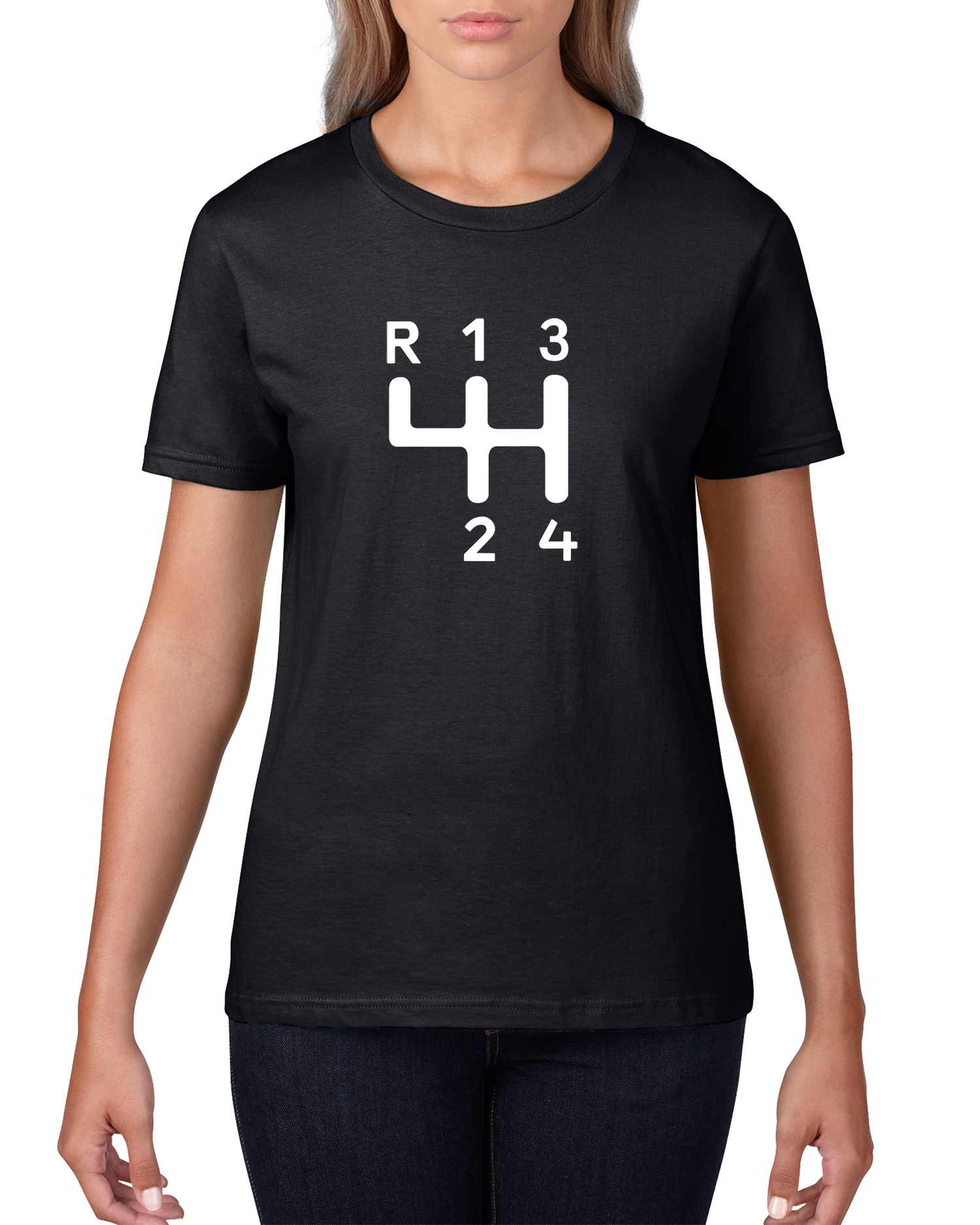T-shirt dam: Växelspaksymbol Volvo Amazon