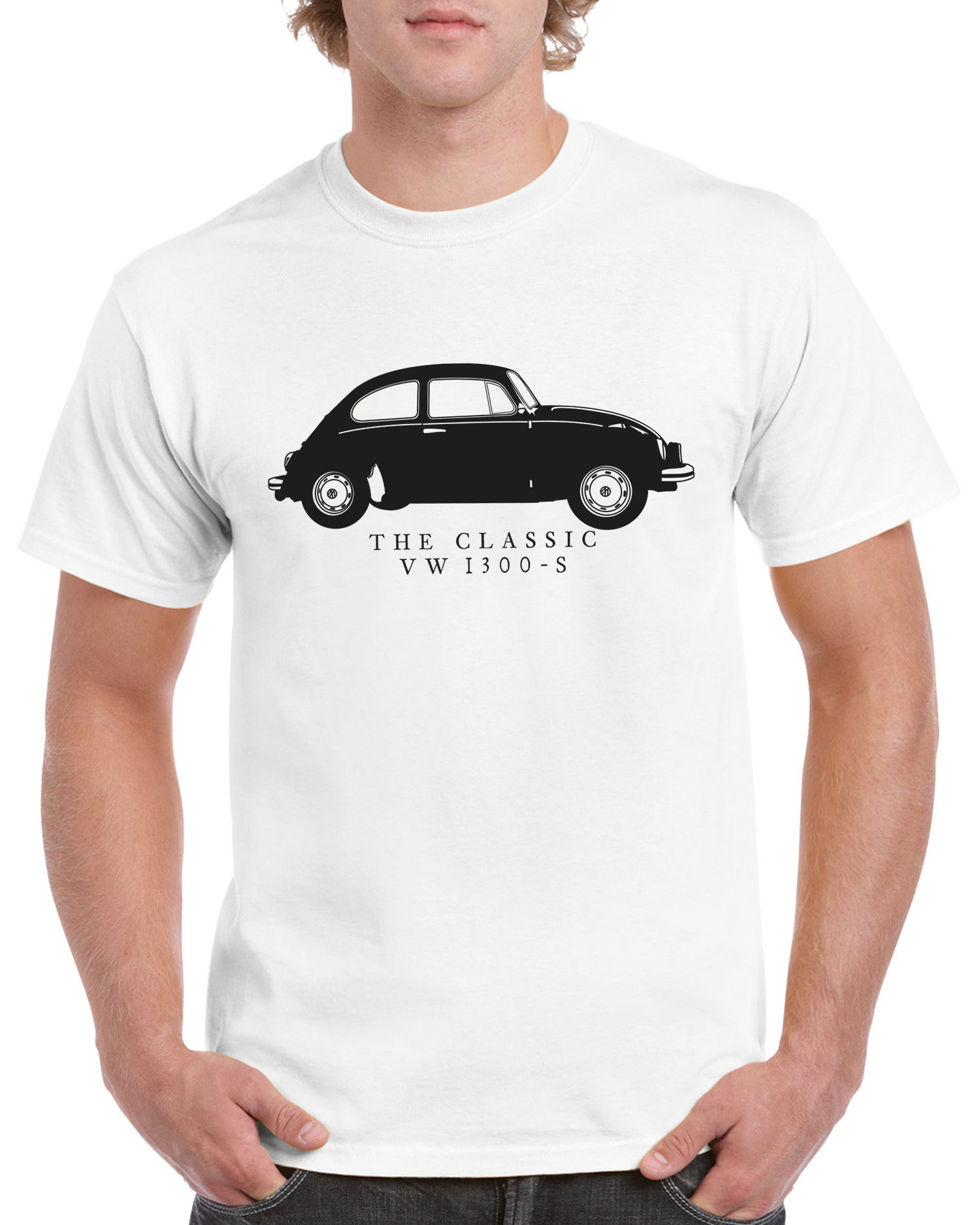 T-shirt herr: The Classic VW 1300-S