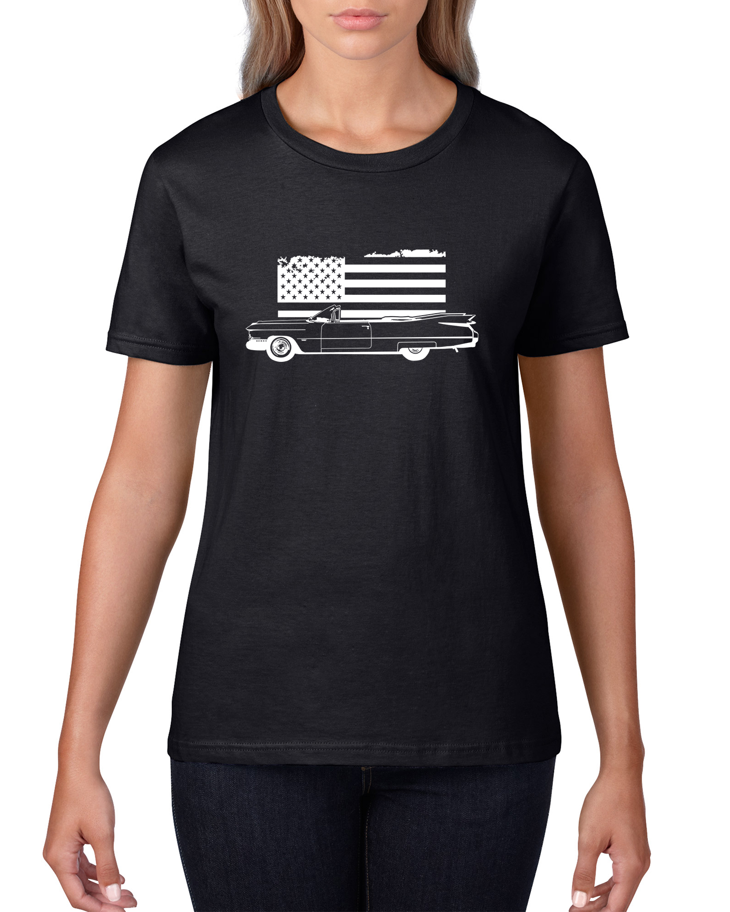 T-shirt dam: Cadillac USA