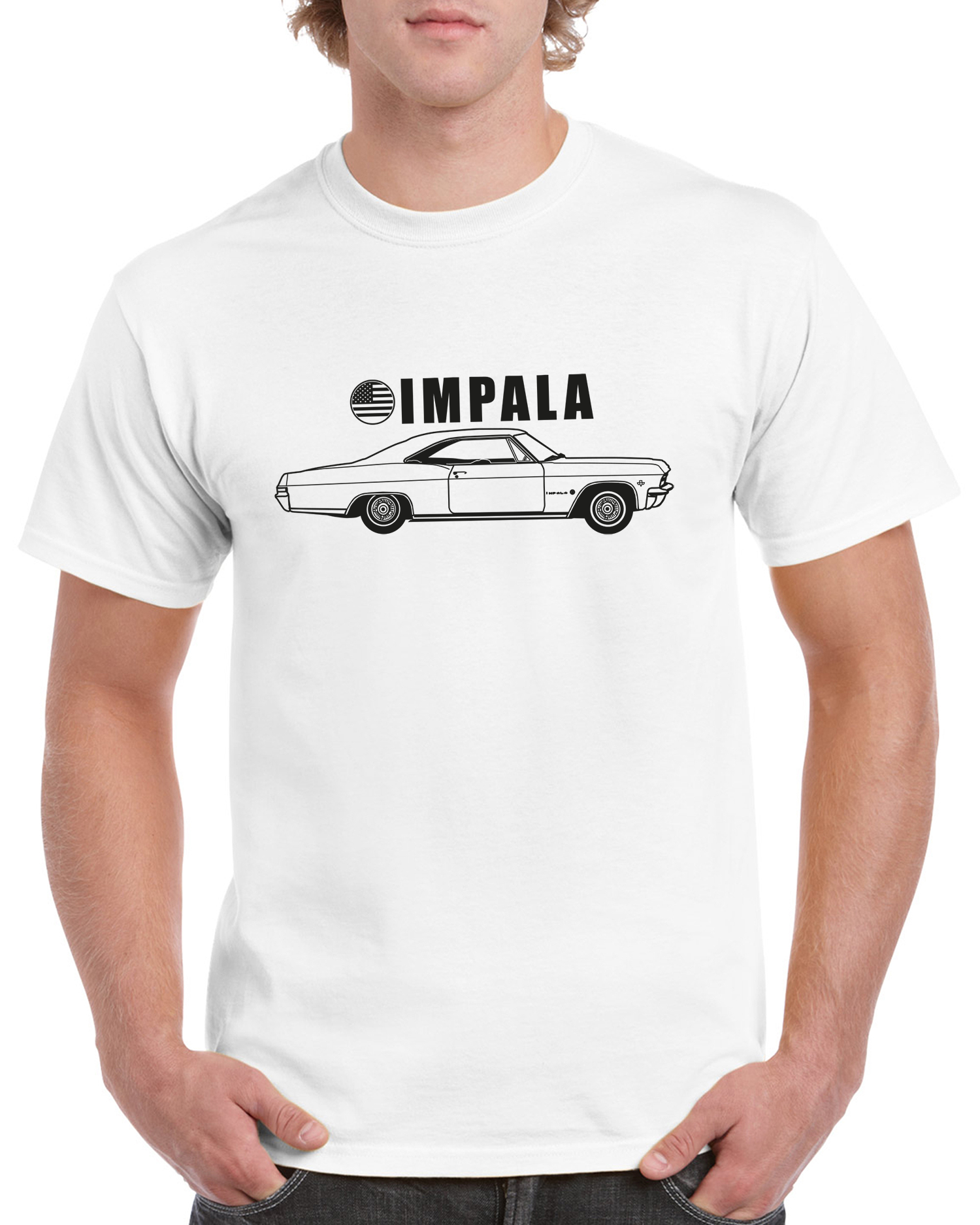 T-shirt herr: IMPALA USA