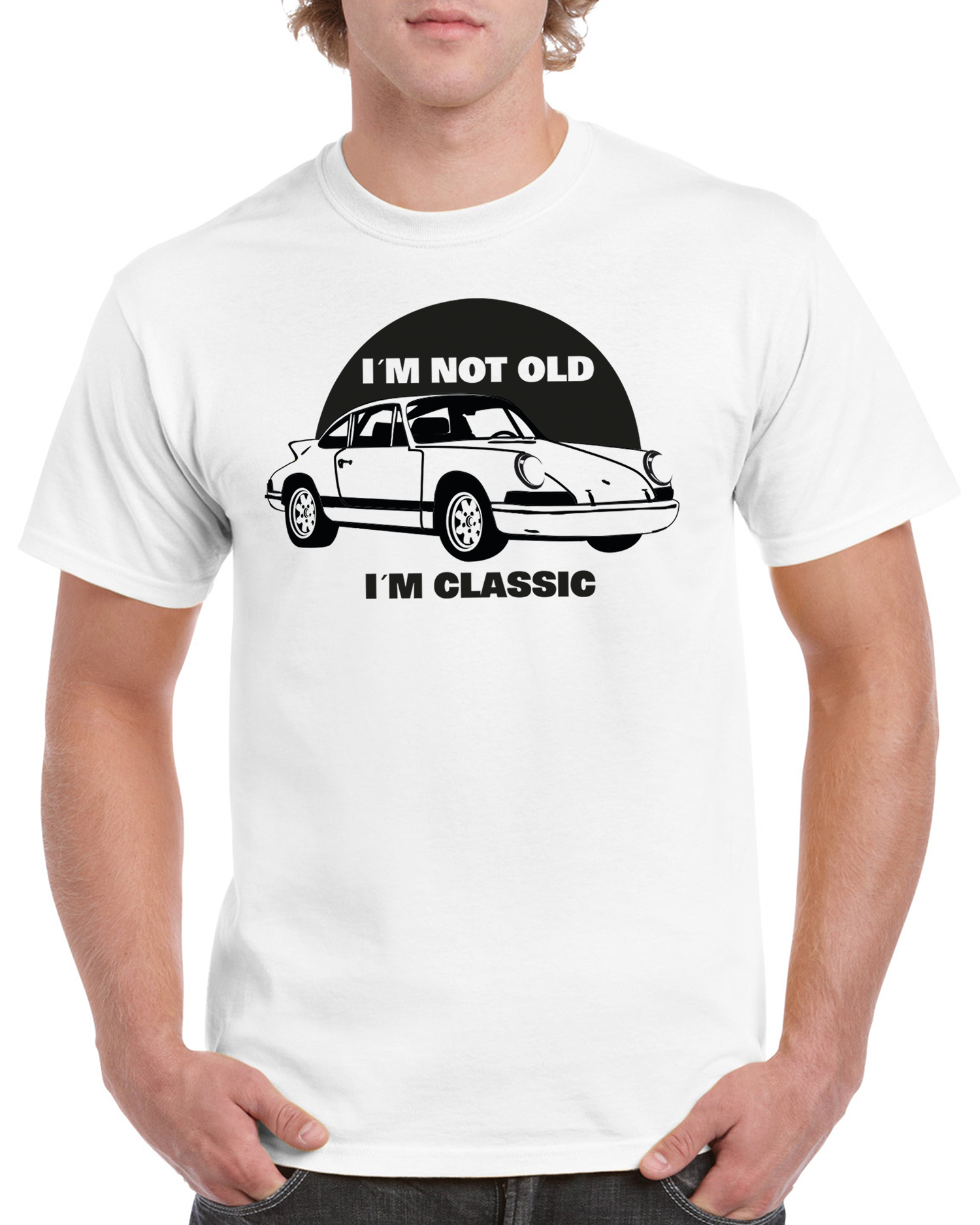 T-shirt herr: Porsche I'm not Old I'm Classic