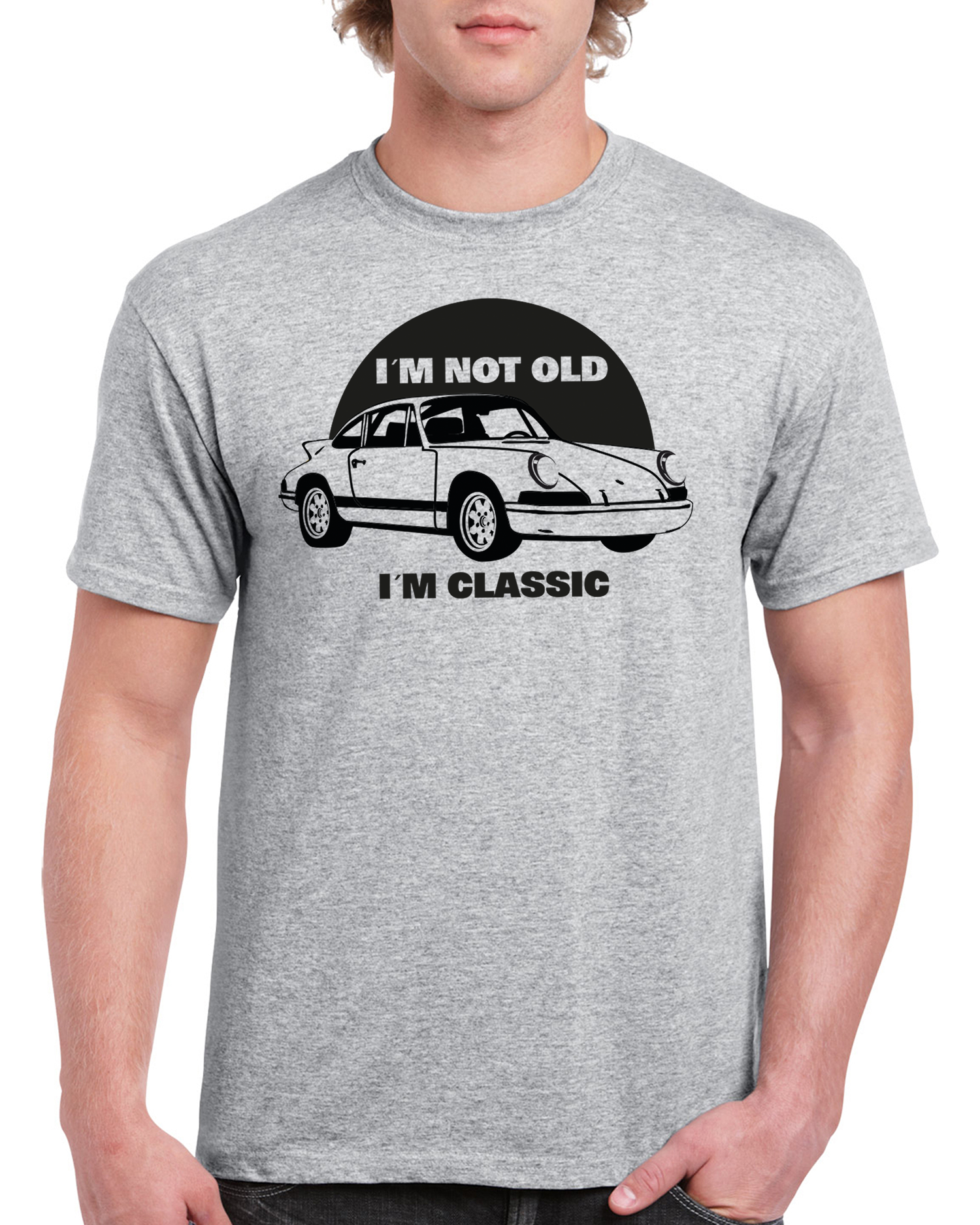 T-shirt herr: Porsche I'm not Old I'm Classic